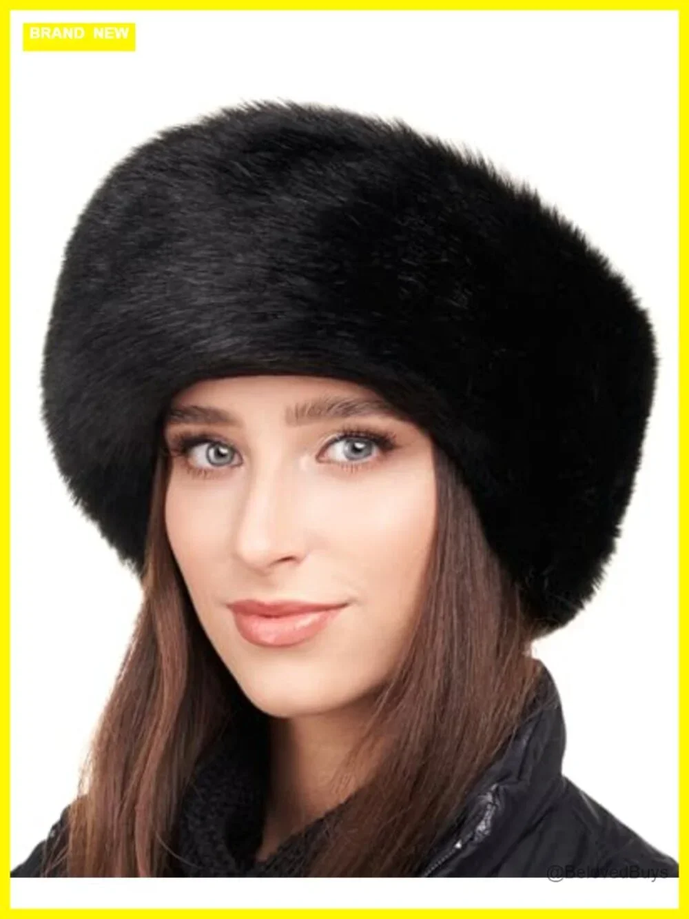 Siberian Faux Fur Ear Warmer Headband - Winter Hat Alternative